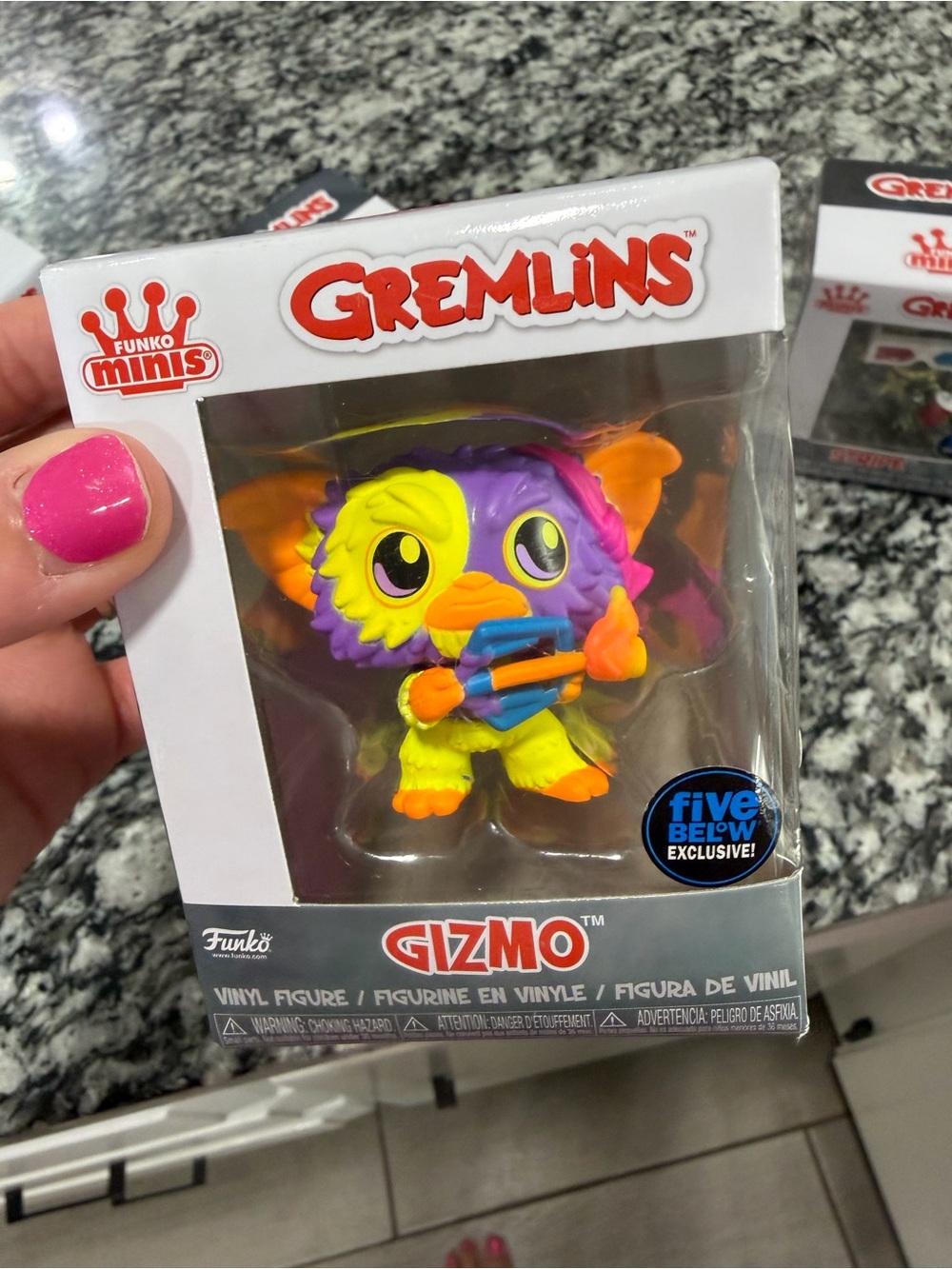 Funko Gremlins Mini Box Art - Purple, Yellow, Green, Pink